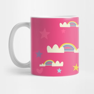 rainbow stars and hearts Mug